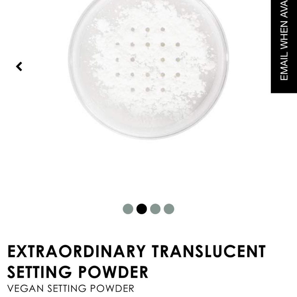 CIATE UK Cruelty free & vegan setting powder